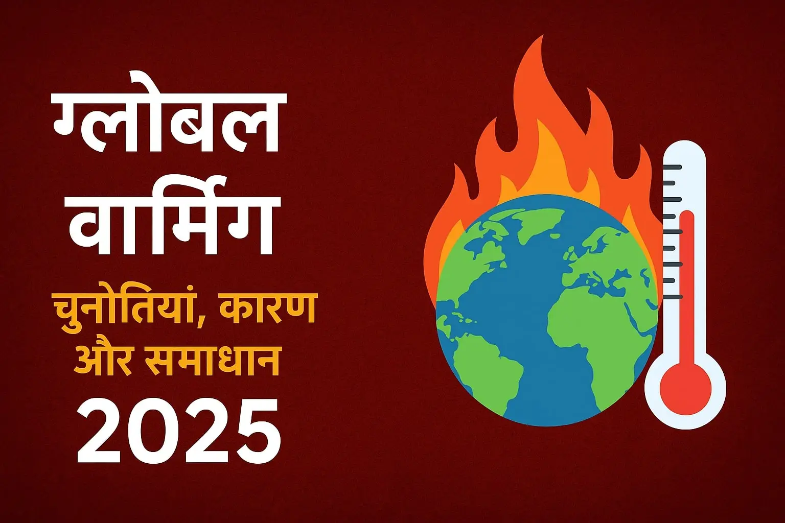 Global Warming in Hindi -ग्लोबल वार्मिंग : चुनौतियां, कारण और समाधान 2025