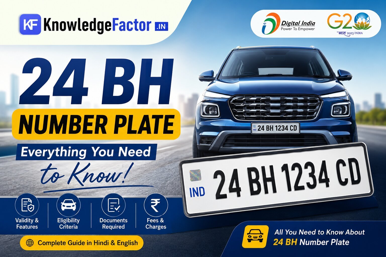 24 BH Number Plate (2026): Everything You Need to Know