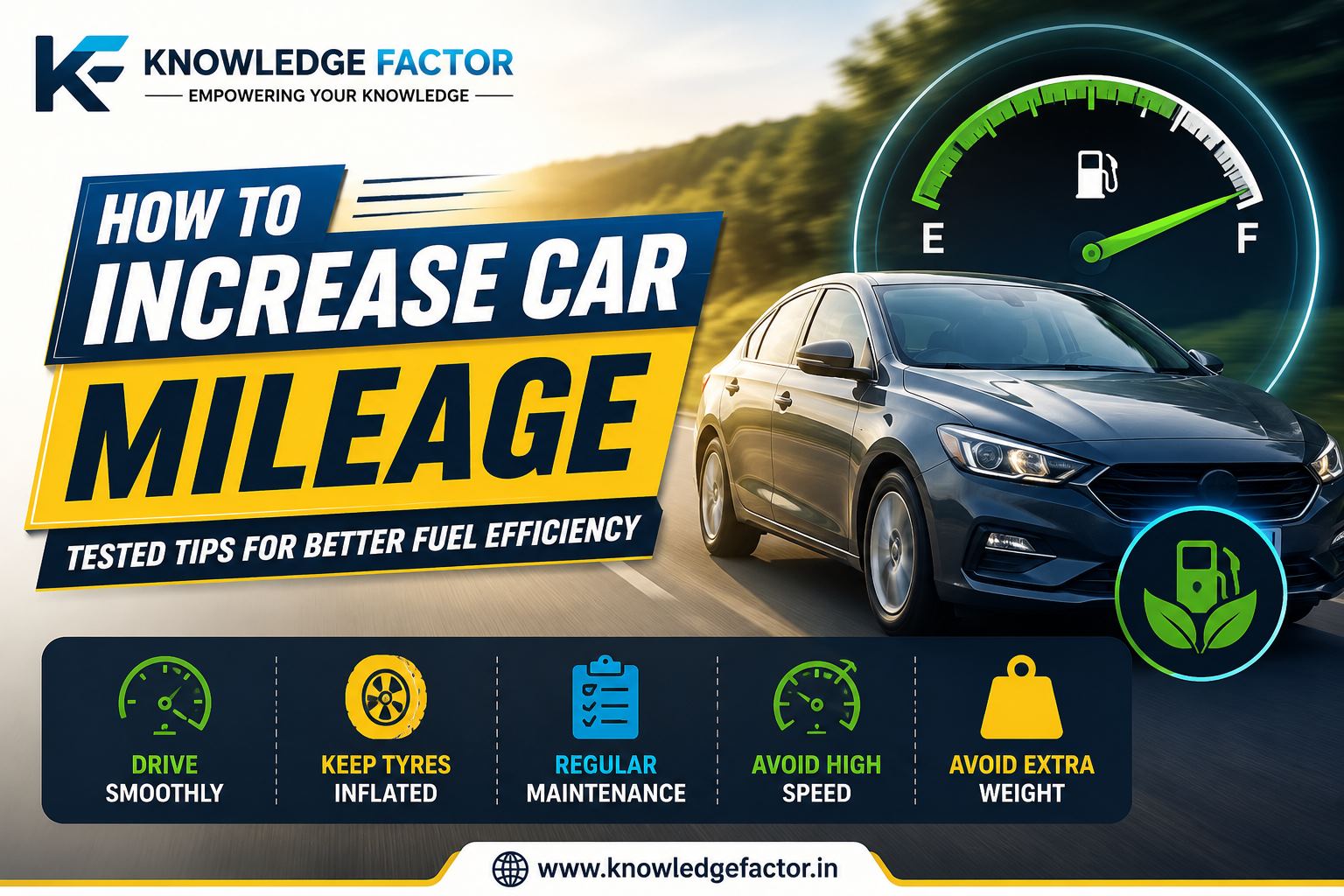 car mileage increased
