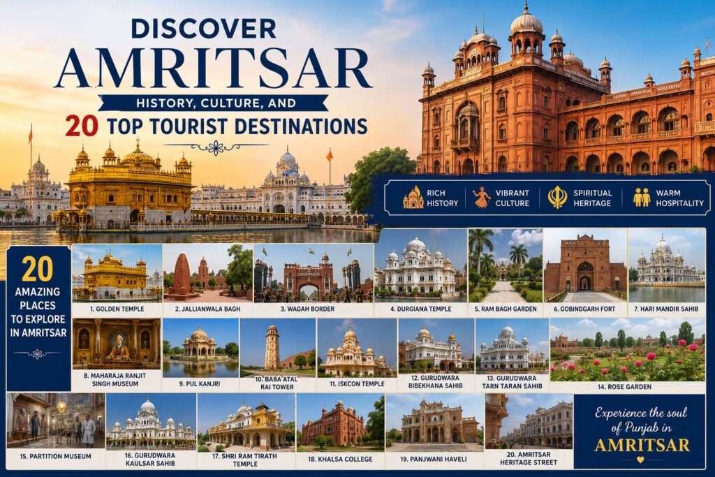 20 Best Places to Visit in Amritsar (2026): History, Culture & Travel Guide 2 Places to Visit in Amritsar