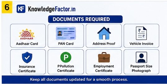 bh number plate documents